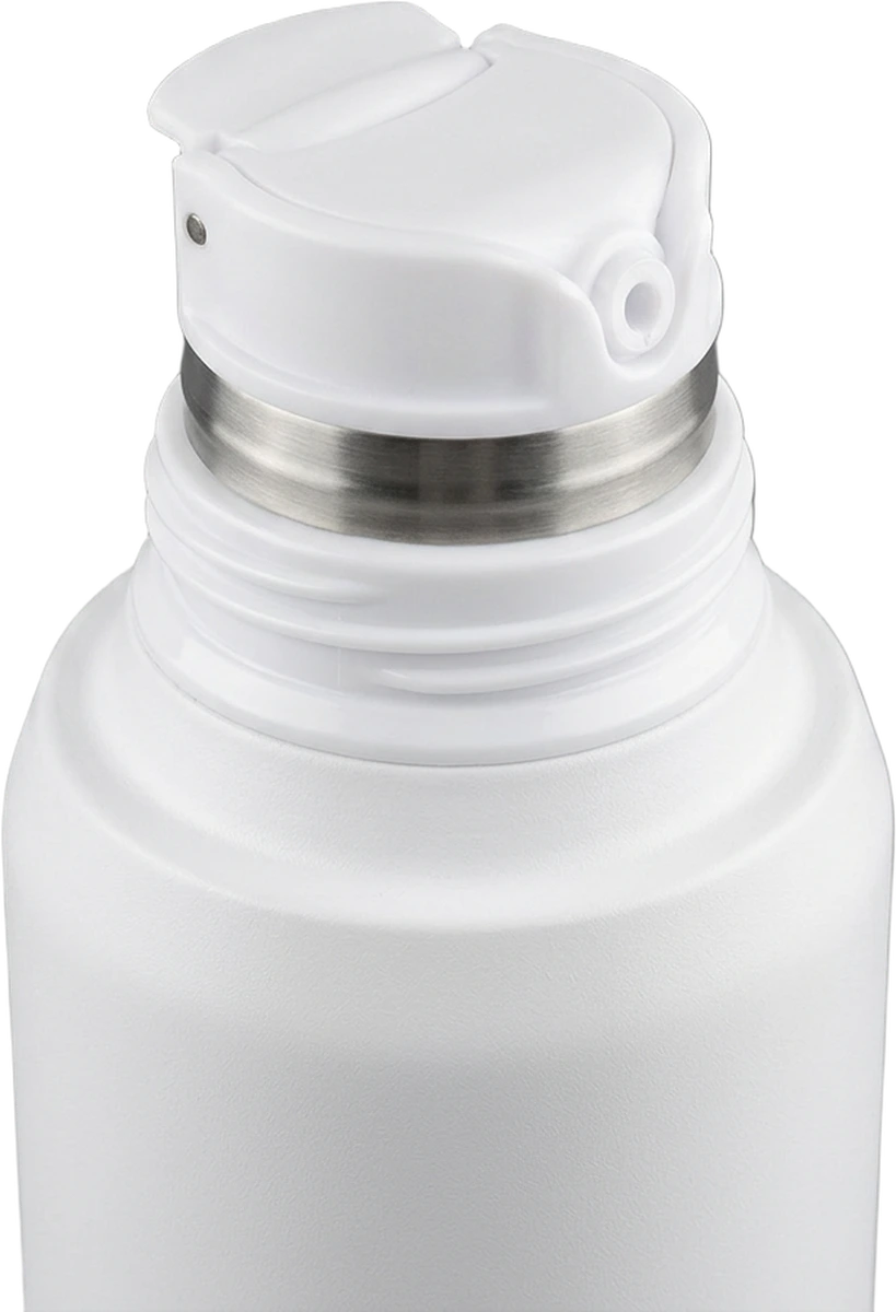 Termo de acero 1,2 L blanco – vista 2