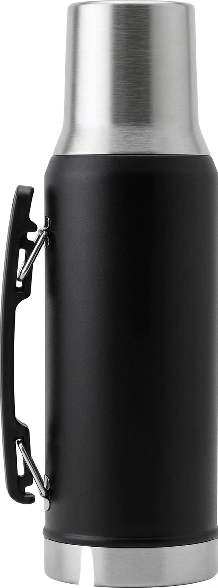 Termo de acero 1,2 L negro